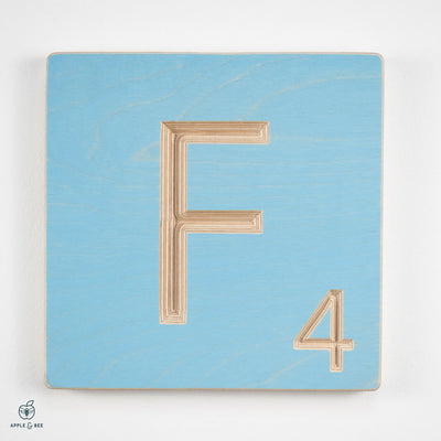 'F' Scrabble Tile