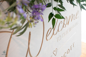 Eco Friendly Wedding Signage Wedding Collection | Apple & Bee Weddings