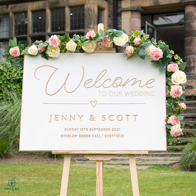 'The Whirlow' Welcome to our Wedding Sign