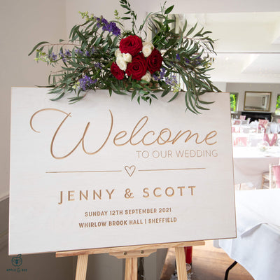 'The Whirlow' Welcome to our Wedding Sign