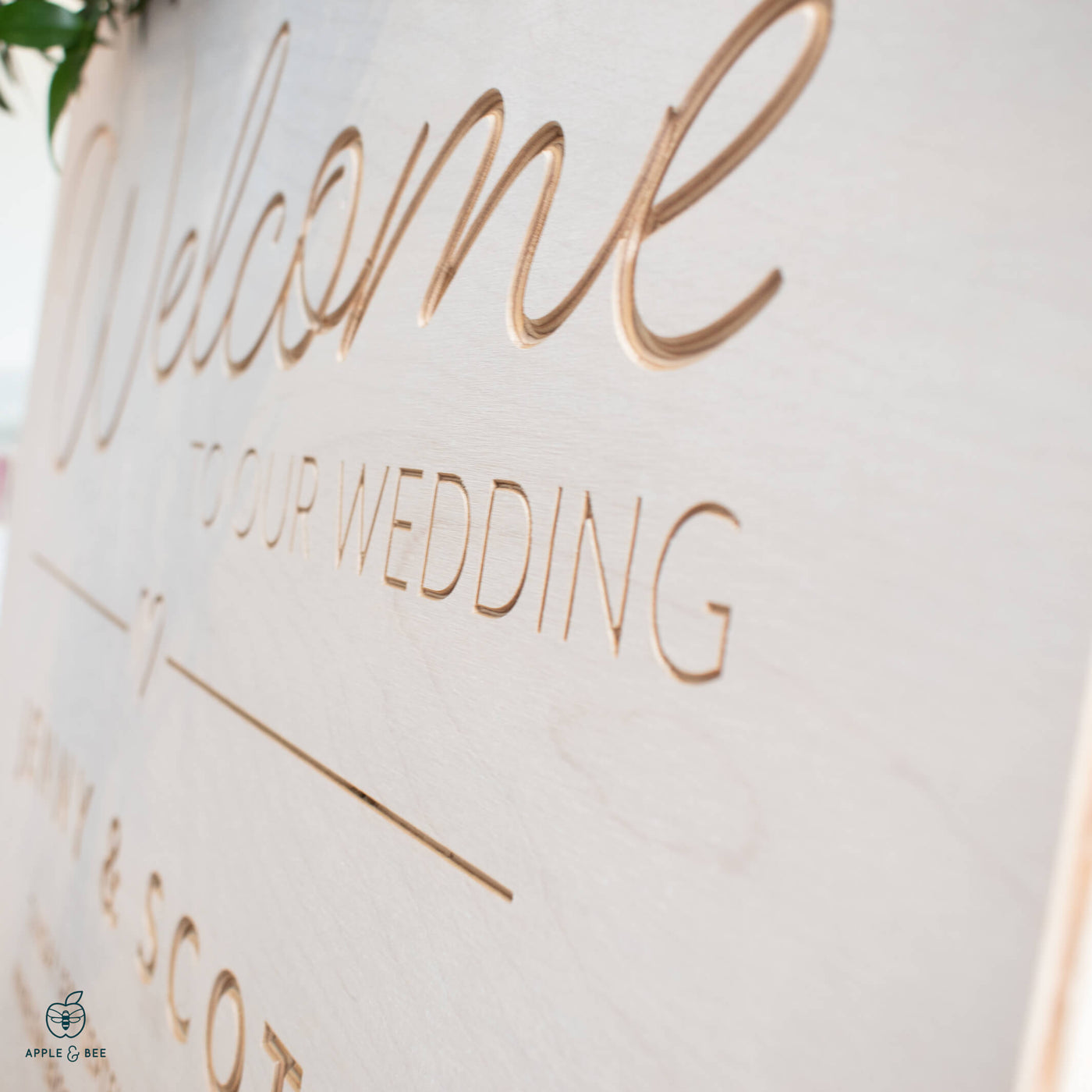 'The Whirlow' Welcome to our Wedding Sign