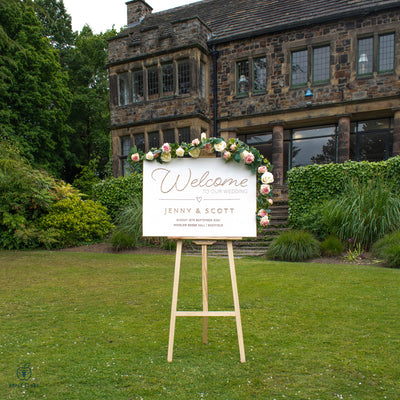 'The Whirlow' Welcome to our Wedding Sign