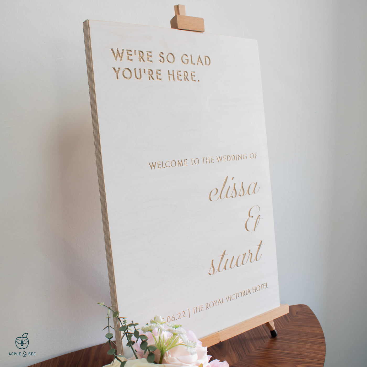 'The Whitley' Welcome to our Wedding Sign