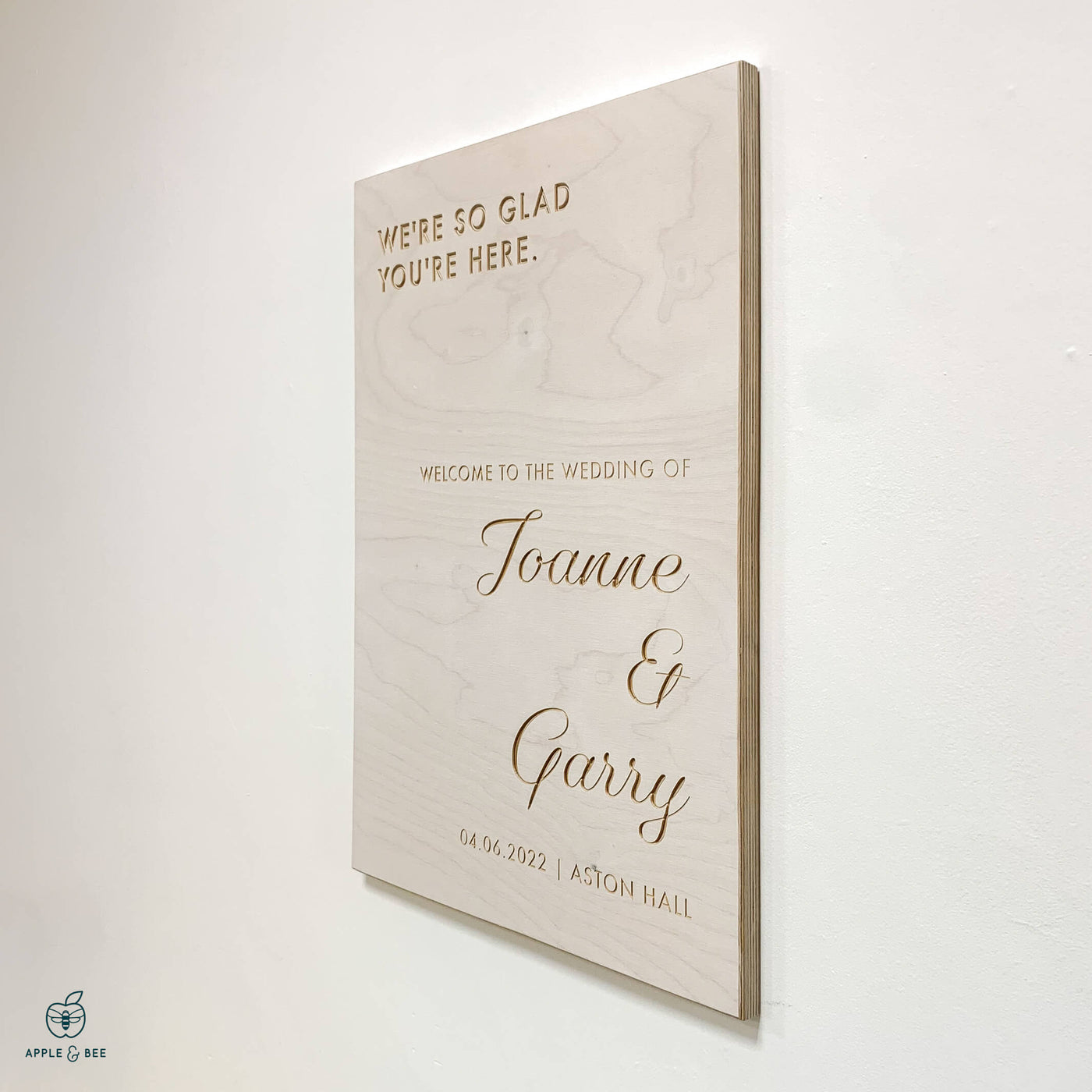 'The Whitley' Welcome to our Wedding Sign