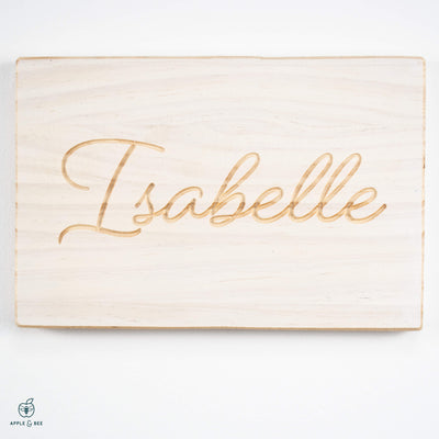 Personalisable name plaques