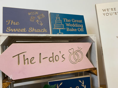 Wedding Arrow Signs