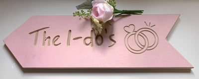 Wedding Arrow Signs