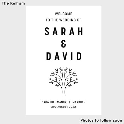 Welcome to our Wedding Sign - Pre-Order