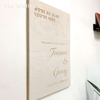 Welcome to our Wedding Sign - Pre-Order