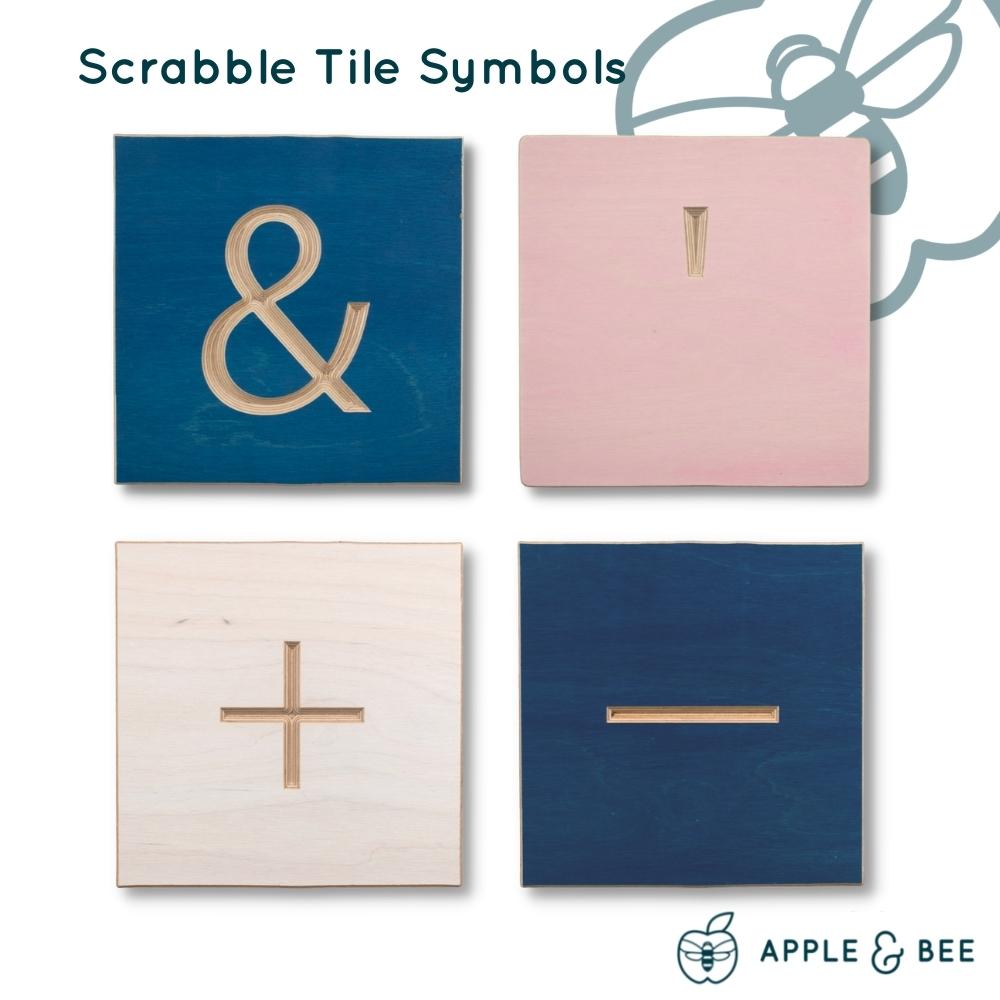 Scrabble Tile symbols