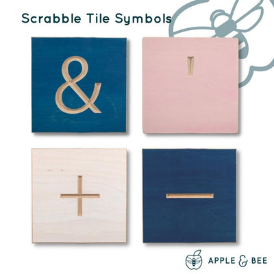 Scrabble Tile symbols