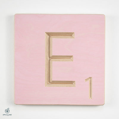 'E' Scrabble Tile