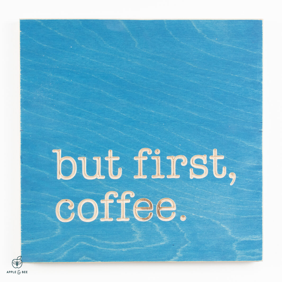 but first, coffee