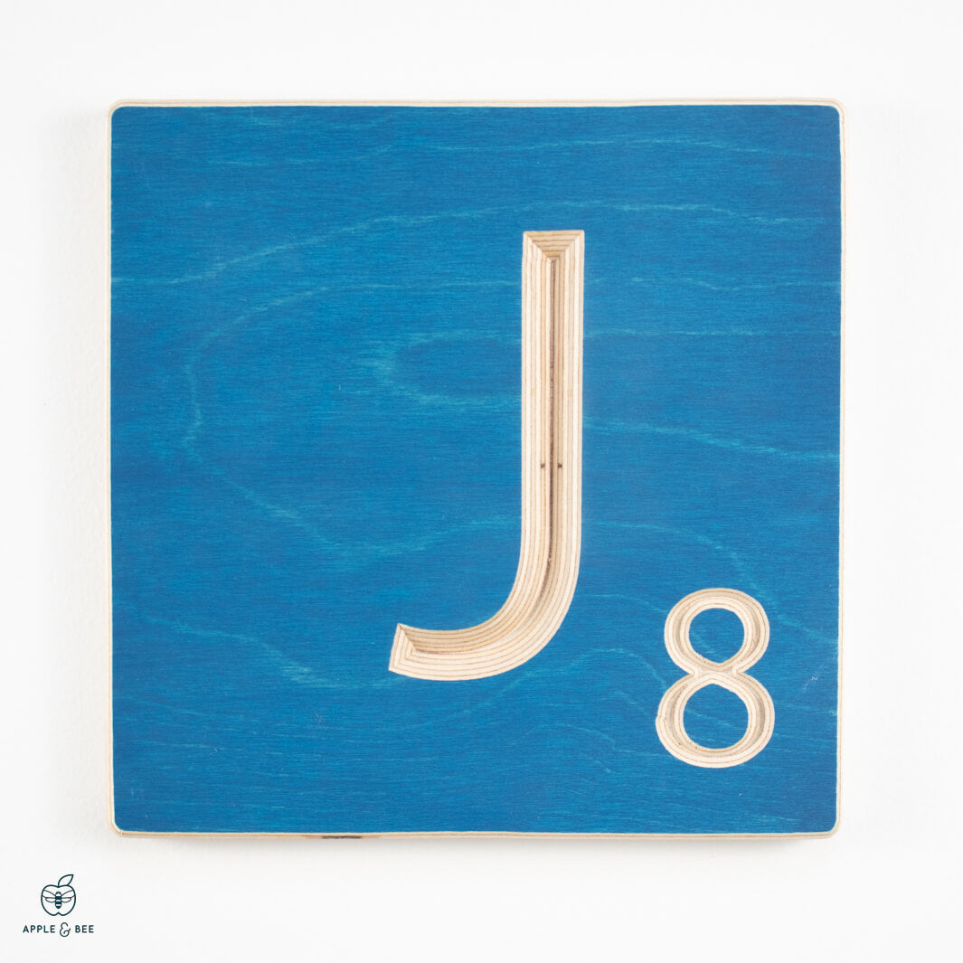 'J' Scrabble Tile