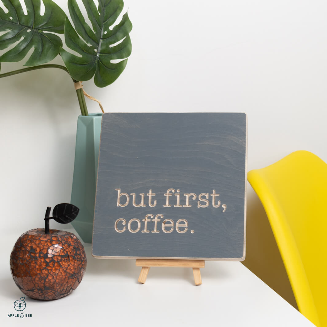 but first, coffee