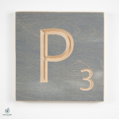 'P' Scrabble Tile