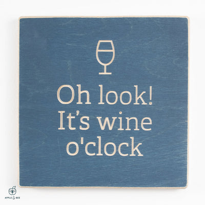 Oh look! It's wine o'clock