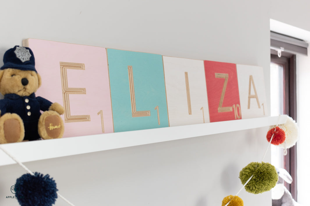 'E' Scrabble Tile