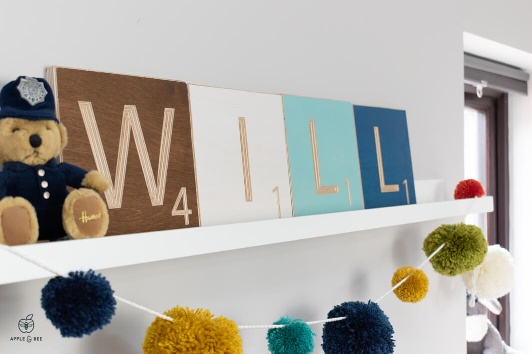'I' Scrabble Tile