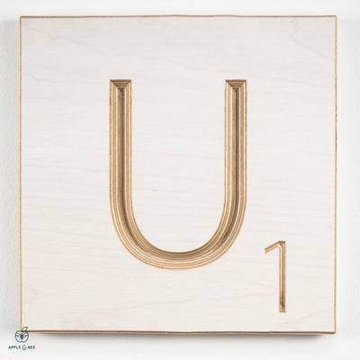 'U' Scrabble Tile