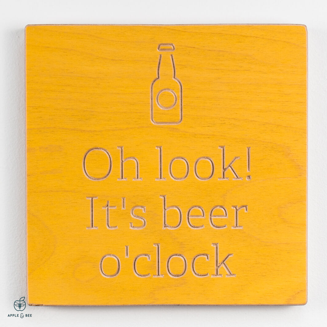 Oh Look! It's beer o'clock