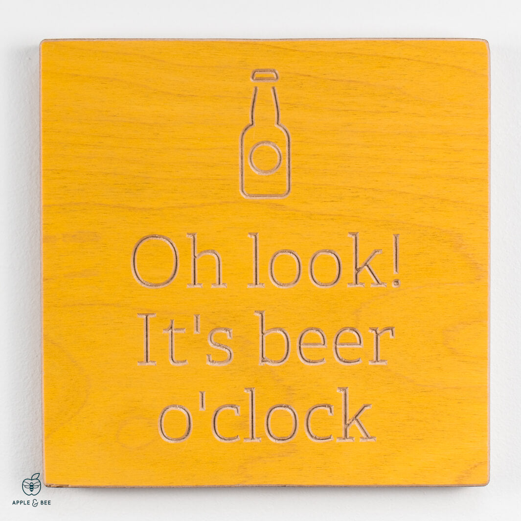 Oh Look! It's beer o'clock