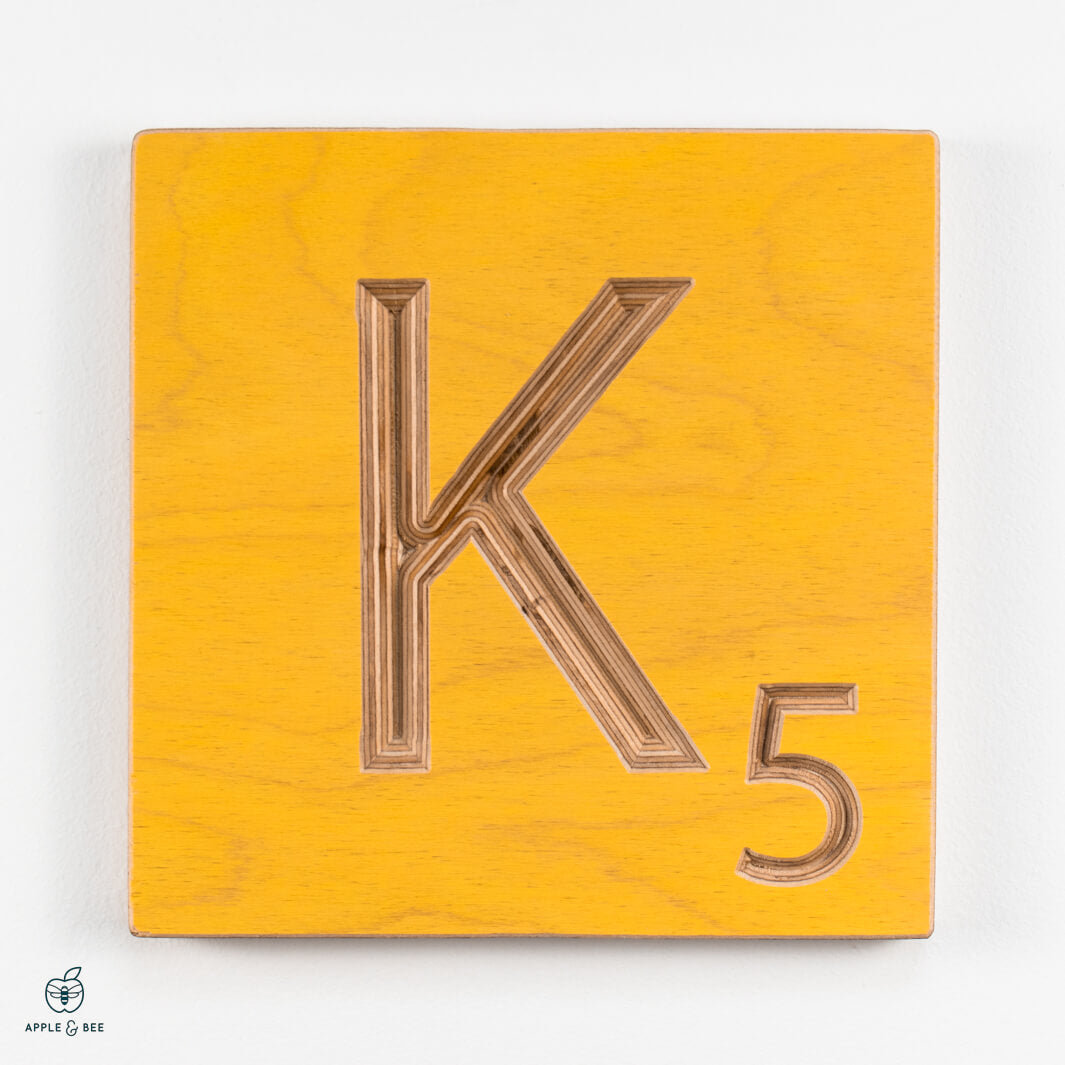 'K' Scrabble Tile